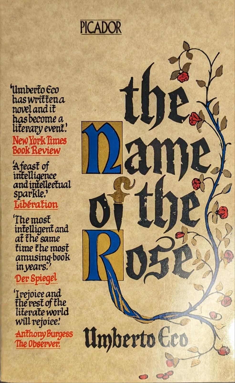 Umberto Eco: The Name of the Rose (Paperback, 1986, PICADOR, Picador)
