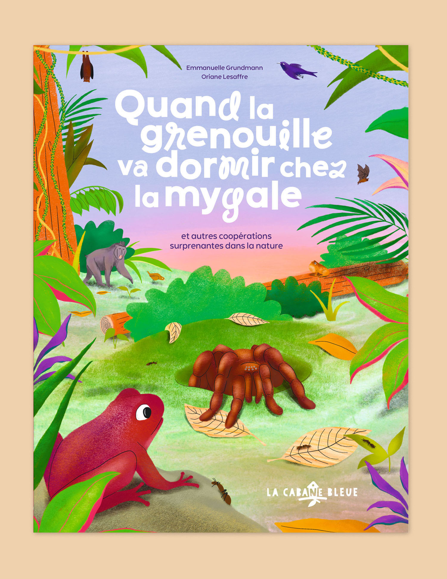 Emmanuelle GRUNDMANN: Quand la grenouille va dormir chez la mygale (La cabane bleue)