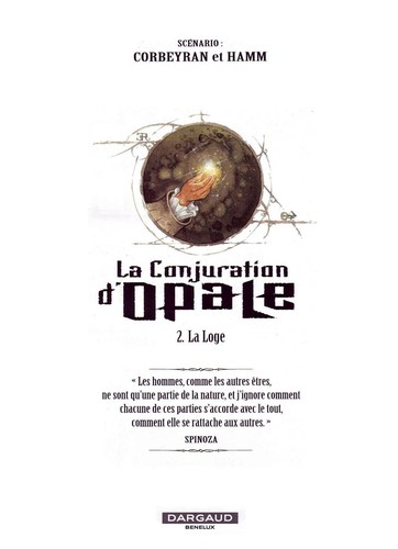 Corbeyran, Grun, Nicolas Hamm: La loge (French language, 2006, Dargaud)