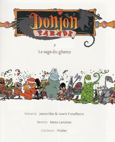 Joann Sfar: Le sage du ghetto (French language, 2002, Delcourt)