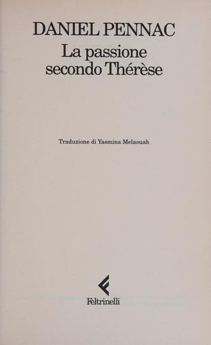 Daniel Pennac: La passione secondo Thérèse (Italian language, 1999)