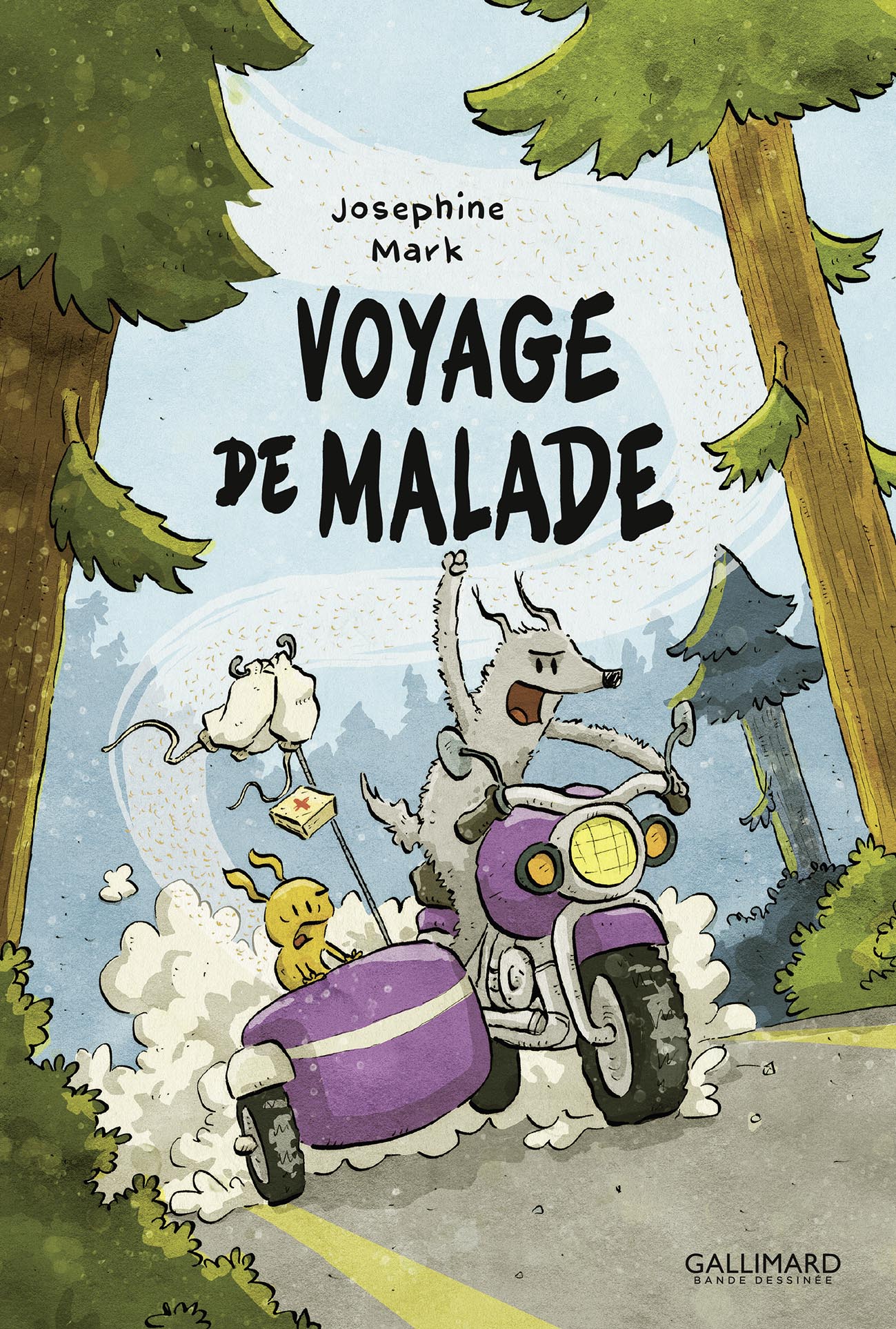Josephine Mark: Voyage de malade (GraphicNovel, Français language, Gallimard)