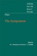 Plato: The symposium (2008, Cambridge University Press)