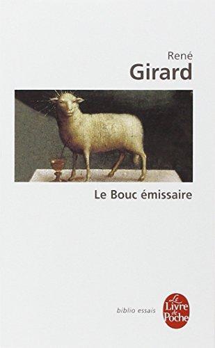 René Girard: Le bouc émissaire (French language, 1986)