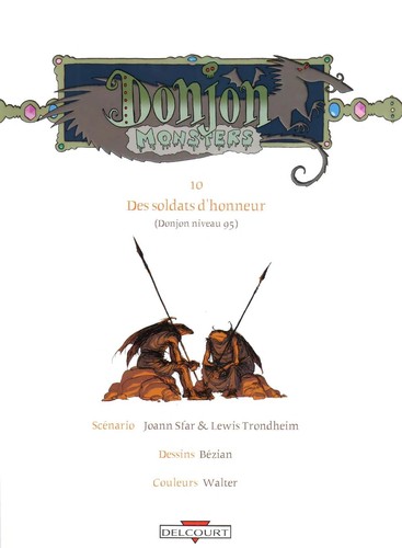 Joann Sfar: Des soldats d'honneur (French language, 2006, Delcourt)