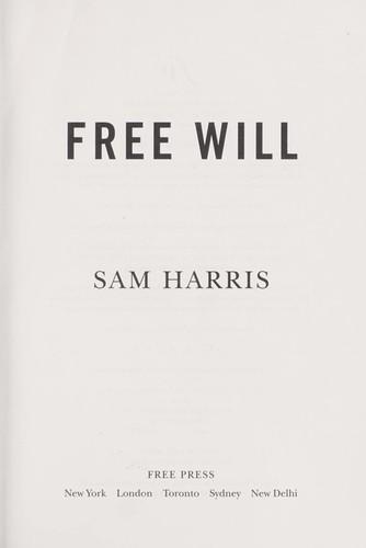 Sam Harris: Free will (2012)