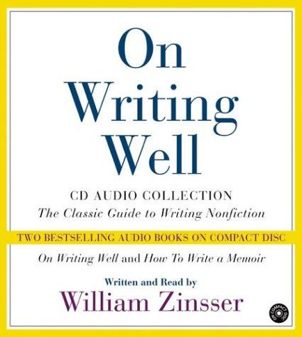 William Zinsser: On Writing Well CD Audio Collection (AudiobookFormat, HarperAudio)