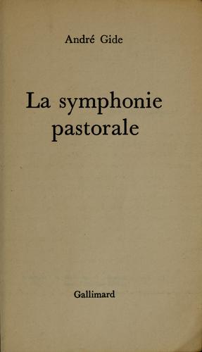 André Gide: La symphonie pastorale (French language, 1929, Gallimard)