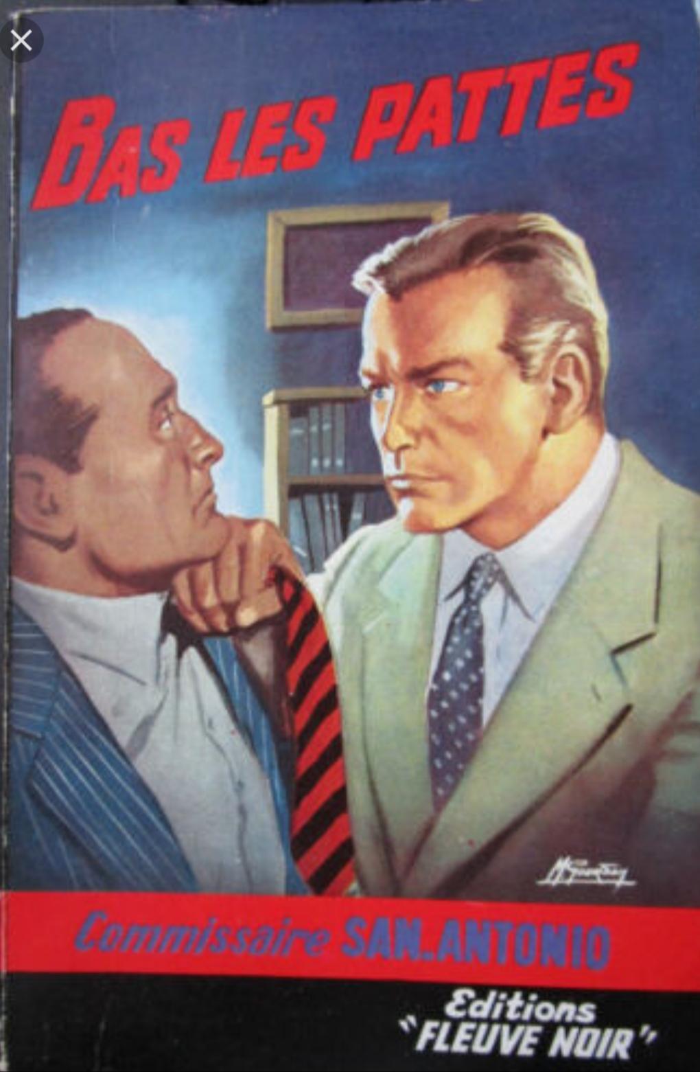 Frédéric Dard: Bas les pattes ! (French language, 1954, Fleuve noir)