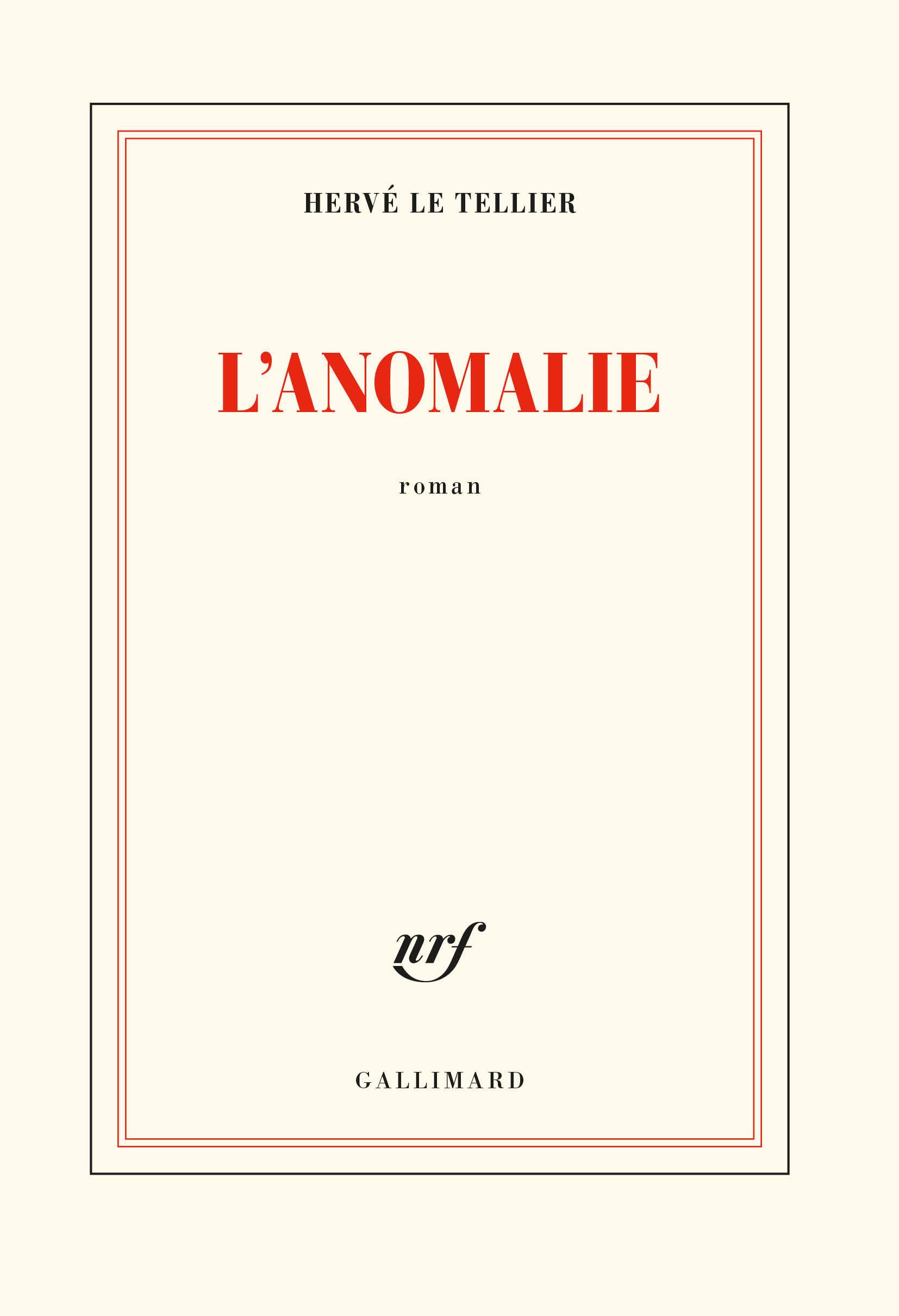 Hervé Le Tellier: L'Anomalie (EBook, français language, 2022, Gallimard)