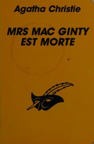 Agatha Christie: Mrs. McGinty's Dead (French language, 1970, Librairie des Champs-Elysees)