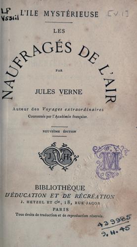 Jules Verne: L' ile mystérieuse. (French language, 1900, Hetzel)