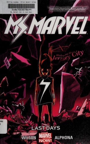 G. Willow Wilson: Ms. Marvel (2015, Marvel Worldwide, Inc., a subsidiary of Marvel Entertainment, LLC)