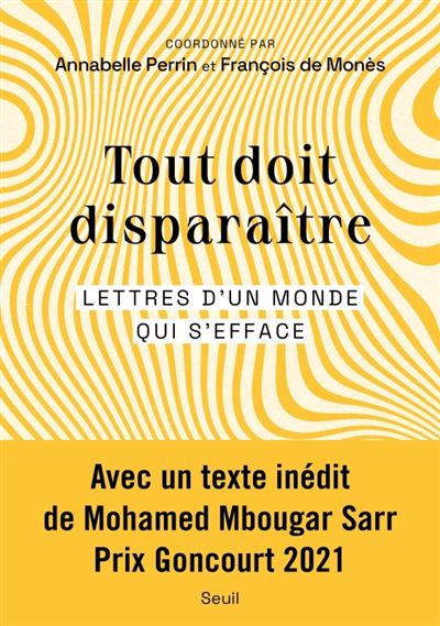 Tout doit disparaître (Paperback, français language, Seuil)