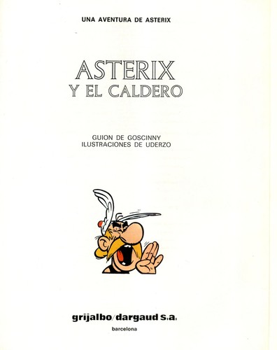 René Goscinny: Asterix Y El Caldero (Hardcover, Spanish language, 2009, Salvat Editores, S.A.)