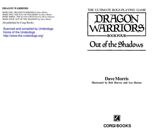 Dave Morris: Out of the shadows (1986, Corgi)