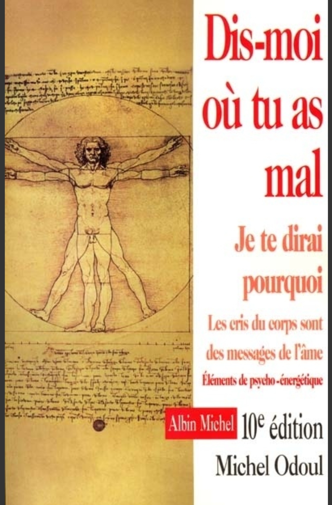 Michel Odoul: Dis-moi où tu as mal, je te dirai pourquoi (Paperback, Français language, Albin Michel)