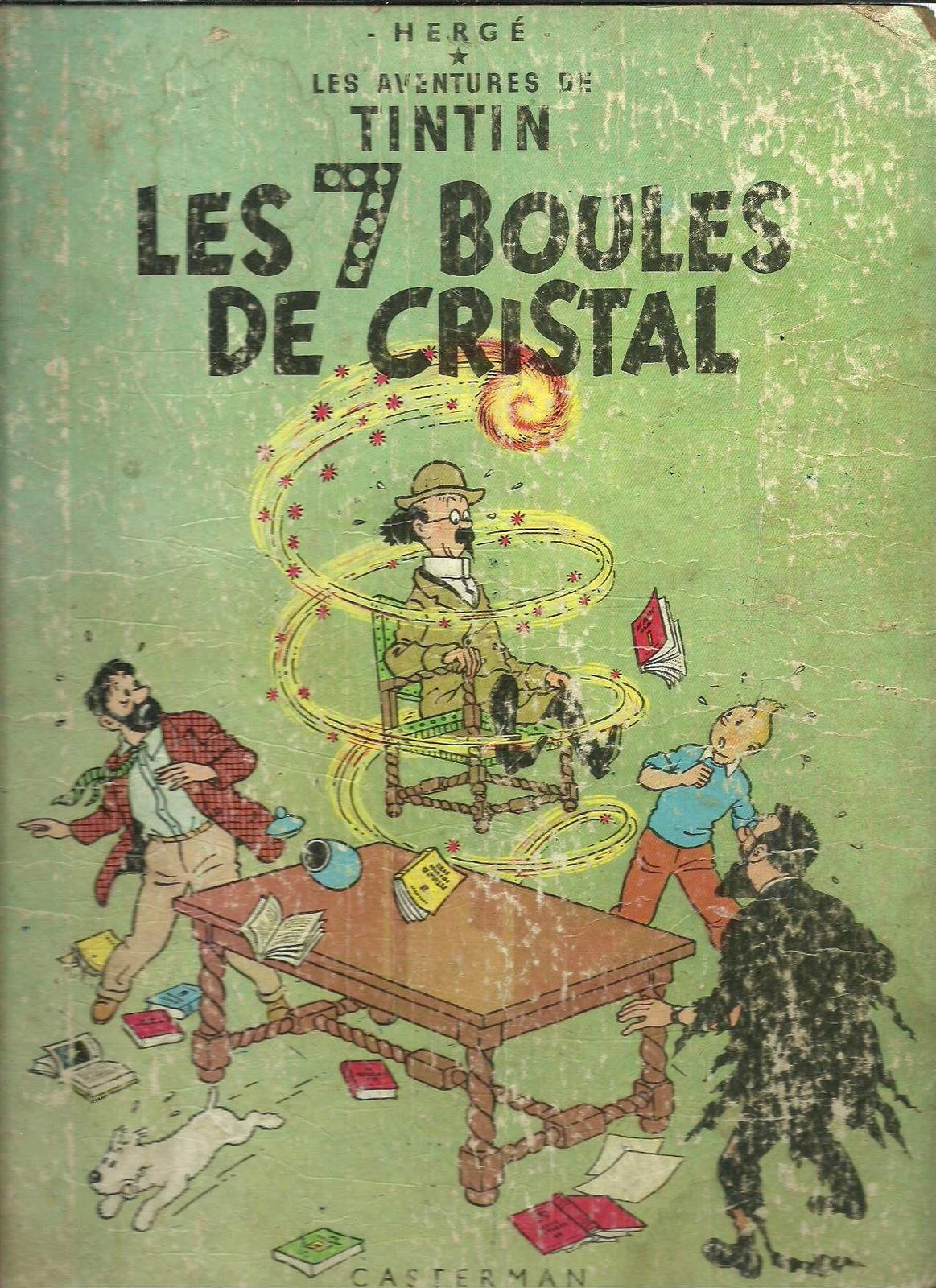 Hergé: Les Sept Boules de cristal (French language, Casterman)