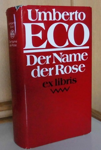 Umberto Eco: Der Name der Rose (German language, 1989, Volk und Wissen)