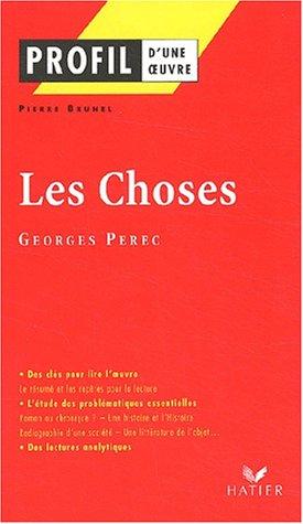 Georges Perec, Pierre Brunel: Profil d'une oeuvre  (Paperback, French language, Hatier)