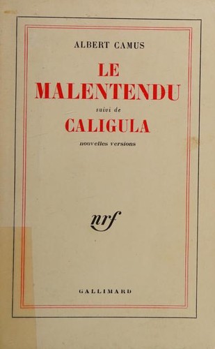 Albert Camus: Le Malentendu (French language, 1961, Gallimard)