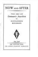 Alexander Berkman: Now and after (1929, Vanguard Press)