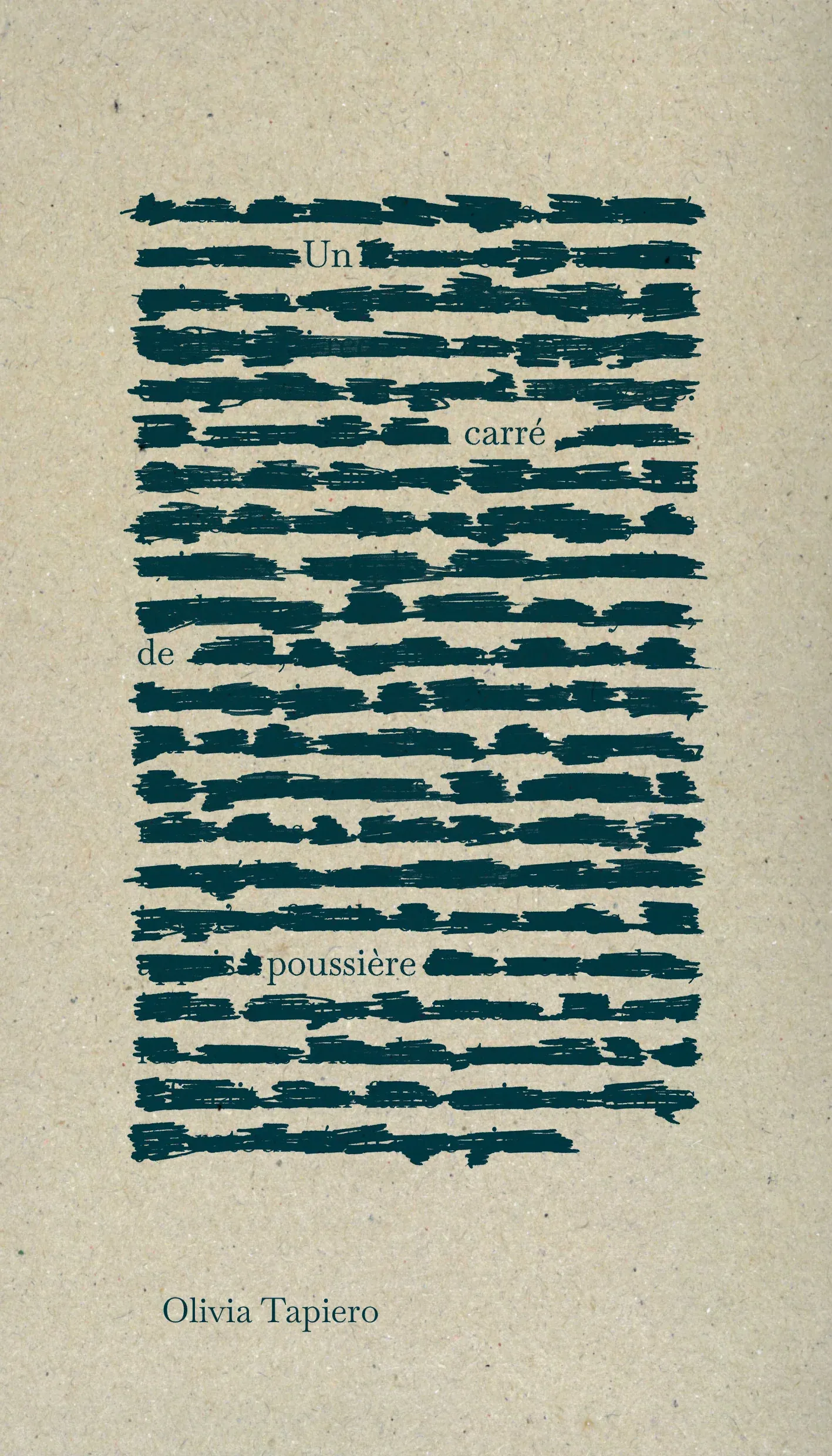 Olivia Tapiero: Un carré de poussière (Paperback, Français language, 2025, Éditions du commun)