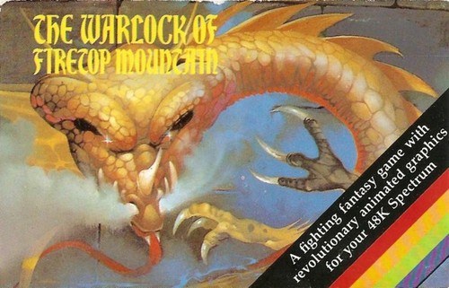 Cassette Tape: The Warlock of Firetop Mountain Computer Tape:'Spectrum' (AudiobookFormat, Puffin Books)