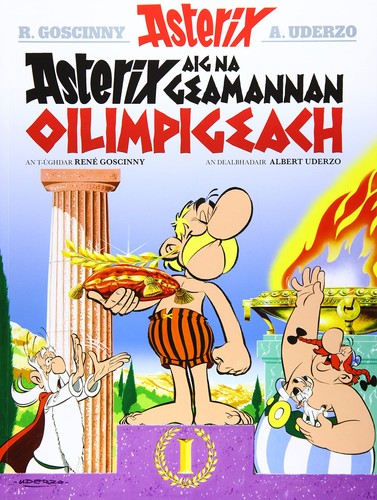 René Goscinny: Asterix Aig Na Geamannan Oilimpigeach (Scottish Gaelic language, 2019, Dalen)