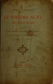 Victor Hugo: Le sixième acte du Ruy-Blas (French language, 1893, E. Dentu)