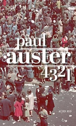 Paul Auster: 4 3 2 1 (French language, 2018)