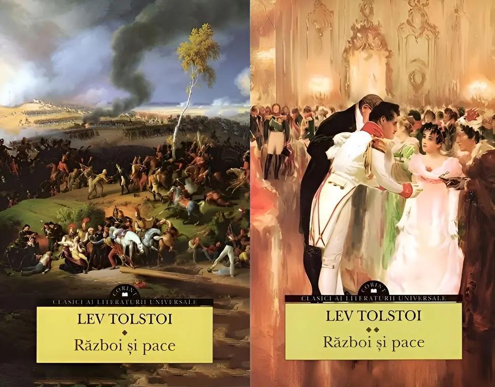 Leo Tolstoy: Război și pace, Vol. 1 și 2 (Romanian language, Corint Publishing House)
