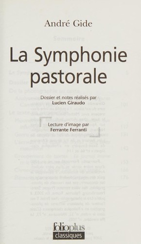 André Gide: Symphonie Pastorale (Folio Plus Classique) (French Edition) (2008, Gallimard Education)