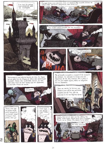 Joann Sfar: Sans un bruit (French language, 2008, Delcourt)