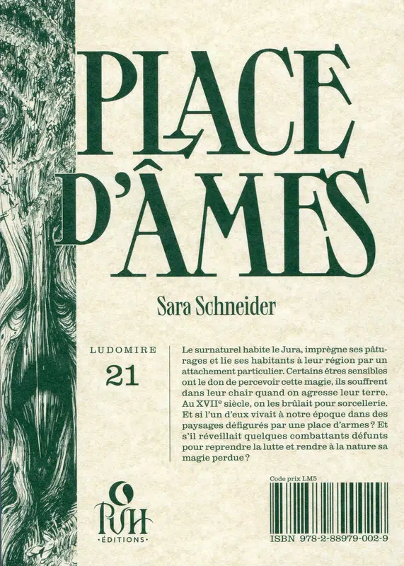 Sara Schneider: Place d'âmes (français language, 2024, PVH Éditions)